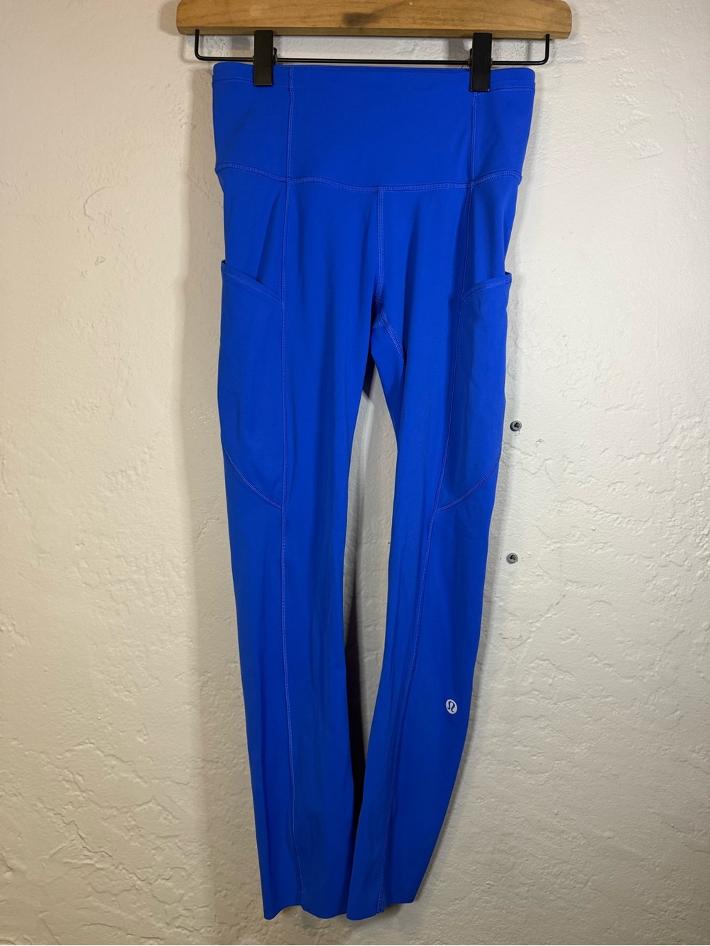 lululemon athletica Bright Blue High-Rise Leggings with Side Pockets